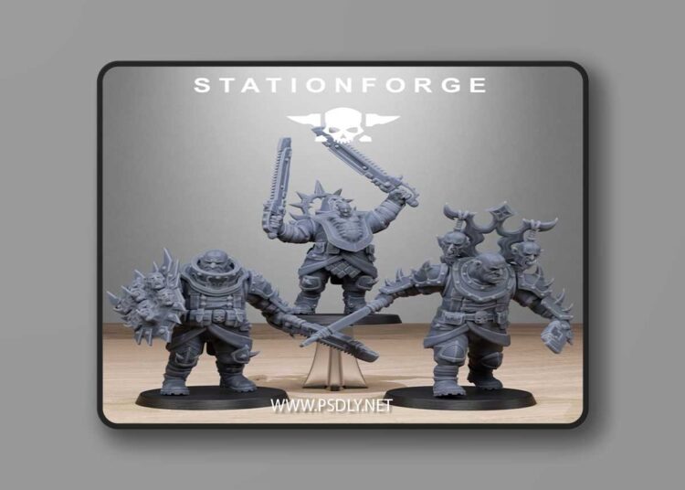 Station Forge – Corrupted Guard The Giantes – 3D Print Model 1 Station Forge – Corrupted Guard The Giantes – 3D Print Model
