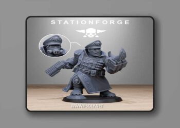 Station Forge – FreeGuard Mutant Officer – 3D Print Model