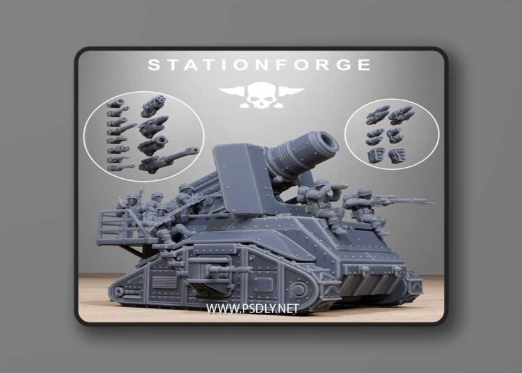 Station Forge – Freeguard Artillery Mini Tank – 3D Print Model 1 Station Forge – Freeguard Artillery Mini Tank – 3D Print Model
