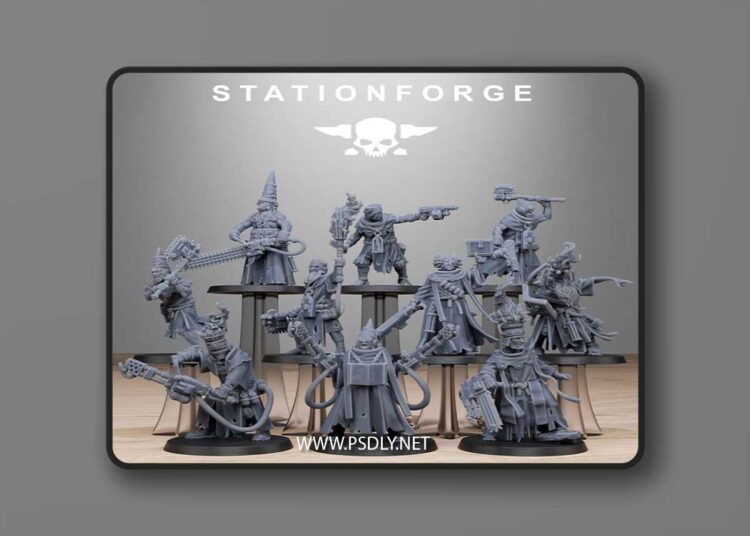 Station Forge – GrimCorp Firers – 3D Print Model 1 Station Forge – GrimCorp Firers – 3D Print Model