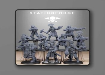 Station Forge – GrimCorp Voidliners – 3D Print Model