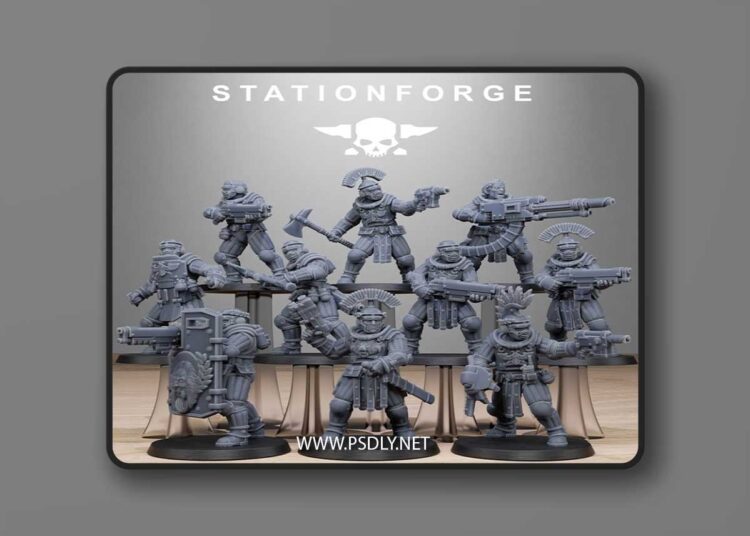 Station Forge – GrimCorp Voidliners – 3D Print Model 1 Station Forge – GrimCorp Voidliners – 3D Print Model