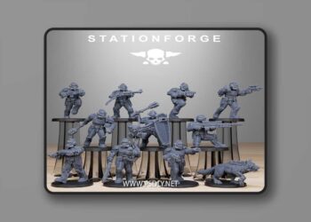 Station Forge – GrimGuard Enforcers – 3D Print Model