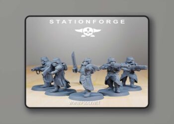 Station Forge – GrimGuard Evaporators – 3D Print Model