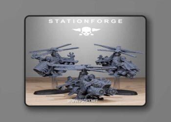 Station Forge – Orkaz Helicopters – 3D Print Model
