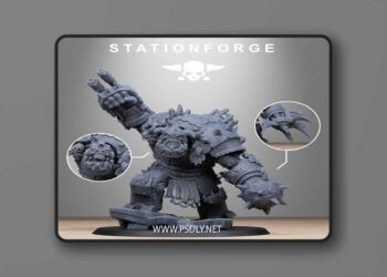 Station Forge – Orkaz Metjaw Boss – 3D Print Model