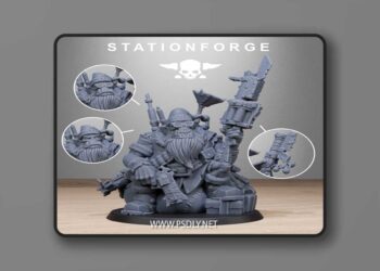 Station Forge – Orkaz Santa Chaos – 3D Print Model