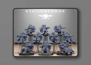Station Forge – Pilot Commanders – 3D Print Model