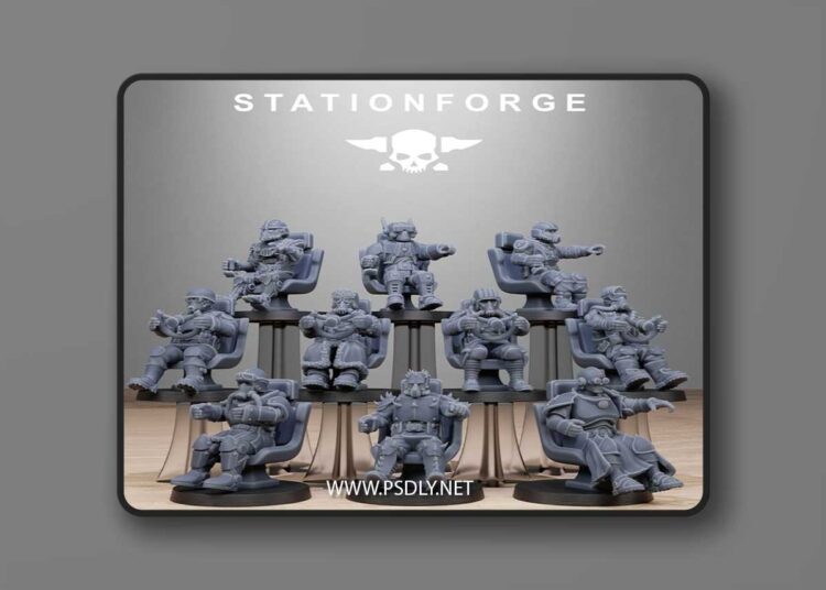 Station Forge – Pilot Commanders – 3D Print Model 1 Station Forge – Pilot Commanders – 3D Print Model