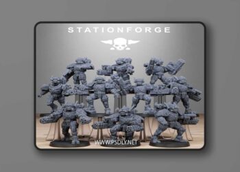 Station Forge – Tarion Heavy Armored – 3D Print Model