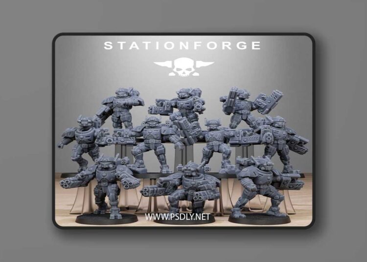 Station Forge – Tarion Heavy Armored – 3D Print Model 1 Station Forge – Tarion Heavy Armored – 3D Print Model