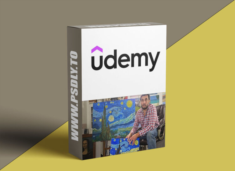 Udemy – Step-by-step Starry Night painting with acrylics, blending & 1 Step-by-step Starry Night painting with acrylics, blending &
