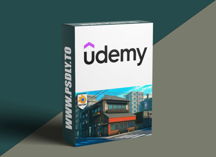 Udemy – Stylized Japanese Environments in Blender 1 Stylized Japanese Environments in Blender