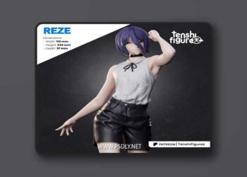 Tenshi Figures – Reze – 3D Print Model STL