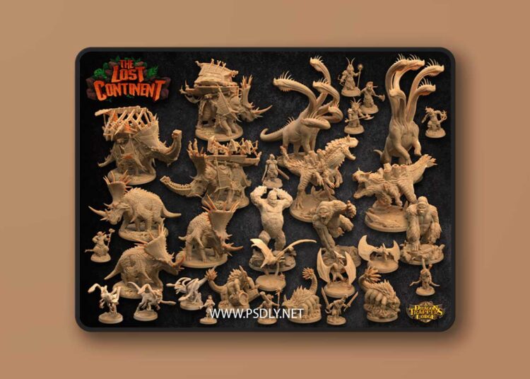 The Dragon Trappers Lodge – The Lost Continent – 3D Print Model 1 The Dragon Trappers Lodge – The Lost Continent – 3D Print Model