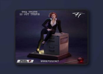Trick or Treat – Dana Scully – 3D Print Model STL