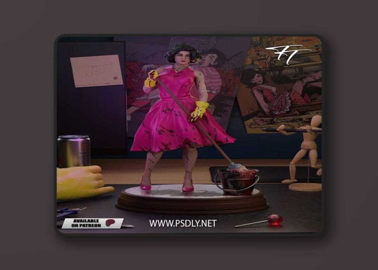 Trick or Treat – Lady Killer – 3D Print Model STL 1 Trick or Treat – Lady Killer – 3D Print Model STL