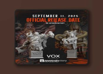 VOX Studios – Barbarian Sorceress Bust – 3D Print Model STL