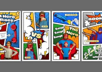 Videohive Comic Multiscreen Split 63032153