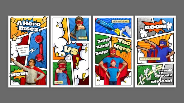 Videohive - Comic Multiscreen Split - 63032153 1 Videohive Comic Multiscreen Split 63032153