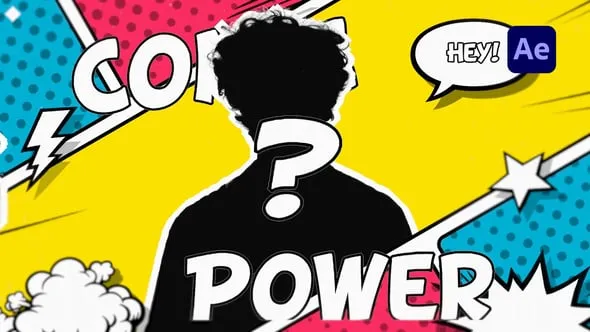Videohive - Comic Style Hero Reveal - 63011237 1 Videohive Comic Style Hero Reveal 63011237