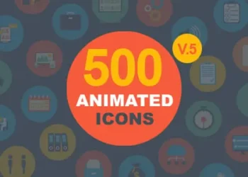 Videohive Flat Icons Pack 14843216