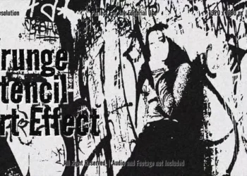 Videohive Grunge Stencil Art Effect 62965996