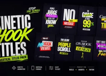 Videohive Kinetic Hook Titles 63053674