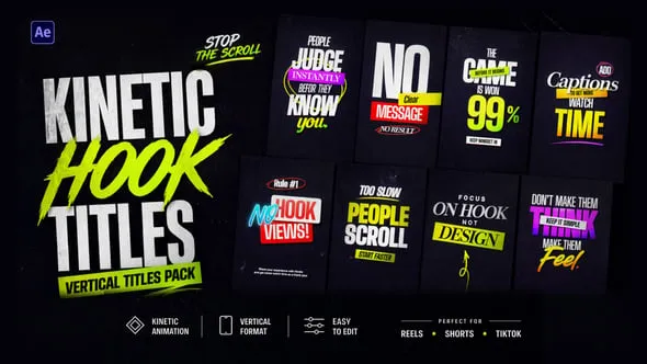 Videohive - Kinetic Hook Titles - 63053674 1 Videohive Kinetic Hook Titles 63053674