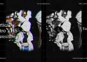 Videohive Vertical Retro VHS Glitch Effects for After Effects 63009328