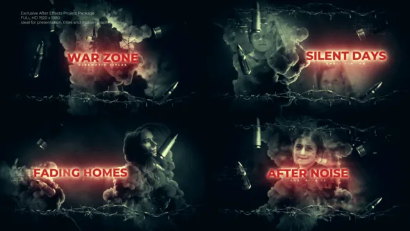 Videohive - War Zone Cinematic Titles - 62520464 1 Videohive War Zone Cinematic Titles 62520464