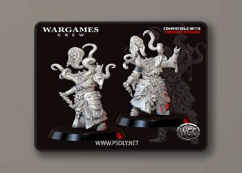 Wargames Crew – Abyssal Charyb Singer – 3D Print Model