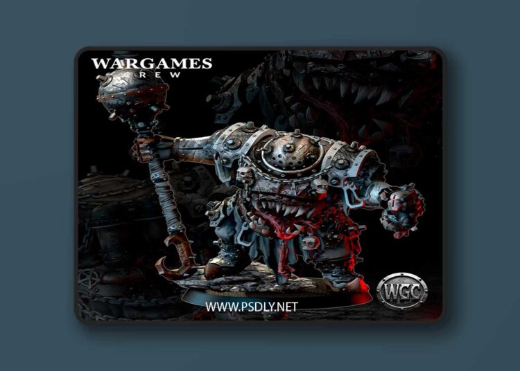 Wargames Crew – Abyssal Gourmand – Devourer of Sins and Flesh – 3D Print Model 1 Wargames Crew – Abyssal Gourmand – Devourer of Sins and Flesh – 3D Print Model