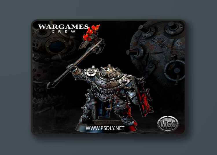 Wargames Crew – Abyssal Iron Gorger (HTH Weapon) – 3D Print Model 1 Wargames Crew – Abyssal Iron Gorger HTH Weapon – 3D Print Model