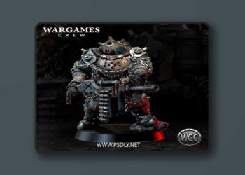 Wargames Crew – Abyssal Iron Gorger Shooting Weapon – 3D Print Model