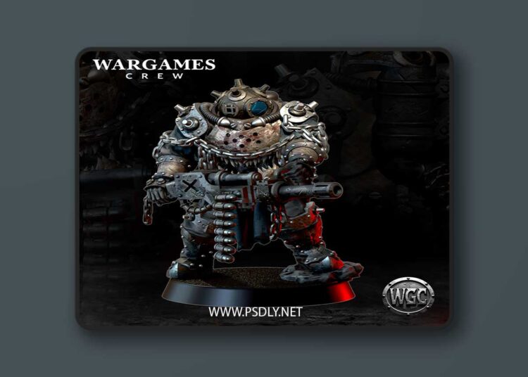 Wargames Crew – Abyssal Iron Gorger (Shooting Weapon) – 3D Print Model 1 Wargames Crew – Abyssal Iron Gorger Shooting Weapon – 3D Print Model