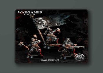 Wargames Crew – Hellwave Raiders Command – 3D Print Model