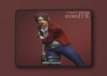 Yongblood Sculpture – Claire Redfield Revelations 2 – 3D Print Model STL