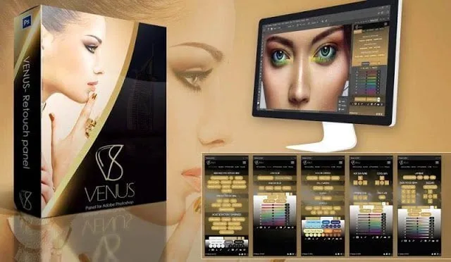 Venus Retouch Panel 3.0 - Photoshop Plugin 1 f