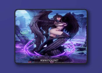 3Dmoonn – Raynare – high school dxd – 3D Print Model STL