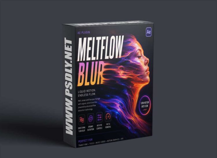 Aescripts - MeltFlow Blur v1.0 1 Aescripts MeltFlow Blur v1.0