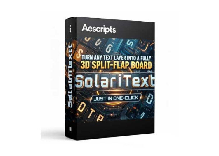 Aescripts - SolariText v3.0 1 Aescripts SolariText v3.0