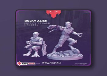 Anvilrage Studios – May 2024 – Loyalty Reward – 3D Print Model