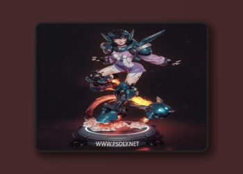 CA 3D Studios – Nillai and BBlue Mechagirl – 3D Print Model STL
