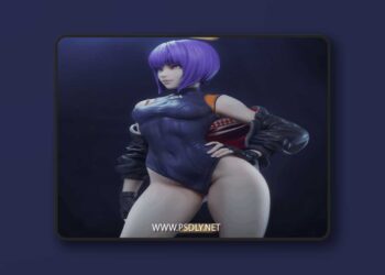 CA3D – Motoko Kusanagi – Ghost in the Shell – 3D Print Model