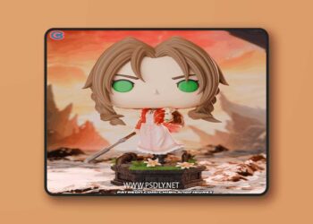 Chibi Land Figures – Aerith – Final Fantasy – Funko – 3D Print Model