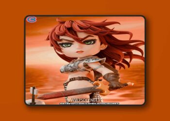Chibi Land Figures – Red Sonja Chibi – 3D Print Model
