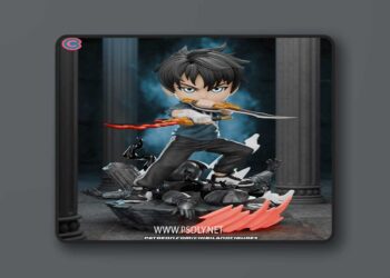 Chibi Land Figures – Sung Jin Woo Chibi – Solo Leveling – 3D Print Model STL