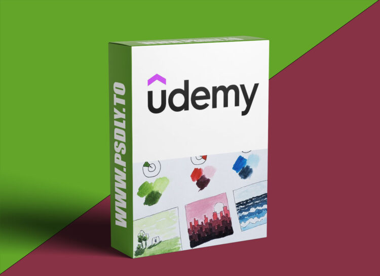 Udemy – Color Harmony: Monochromatic Mini Watercolor Paintings 1 Color Harmony: Monochromatic Mini Watercolor Paintings