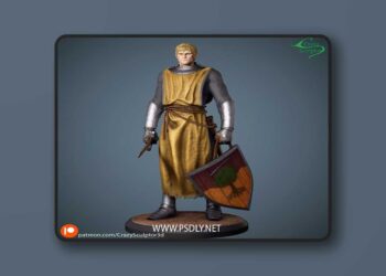 Crazy Sculptor – Duncan the Tall – 3D Print Model STL